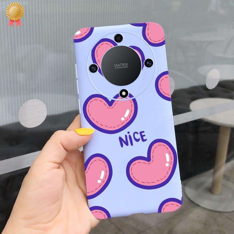 Luxury Case For Honor X9a Soft TPU Capa COOL New Cute Animal Painted Back Coque For Honor X9a X8A X7A 9XA 8XA 7XA  Bumper Bags