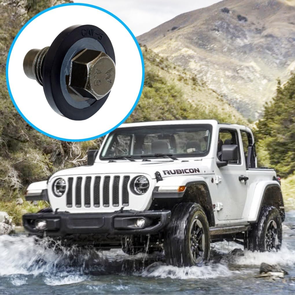 6506214aa Oil Pan Drain Plug for 2001- Jeep Wranglers 6506214aa Oil Pan Drain Plug, Covers 2001 4.0 Displacement and ,  models Easily replaces old