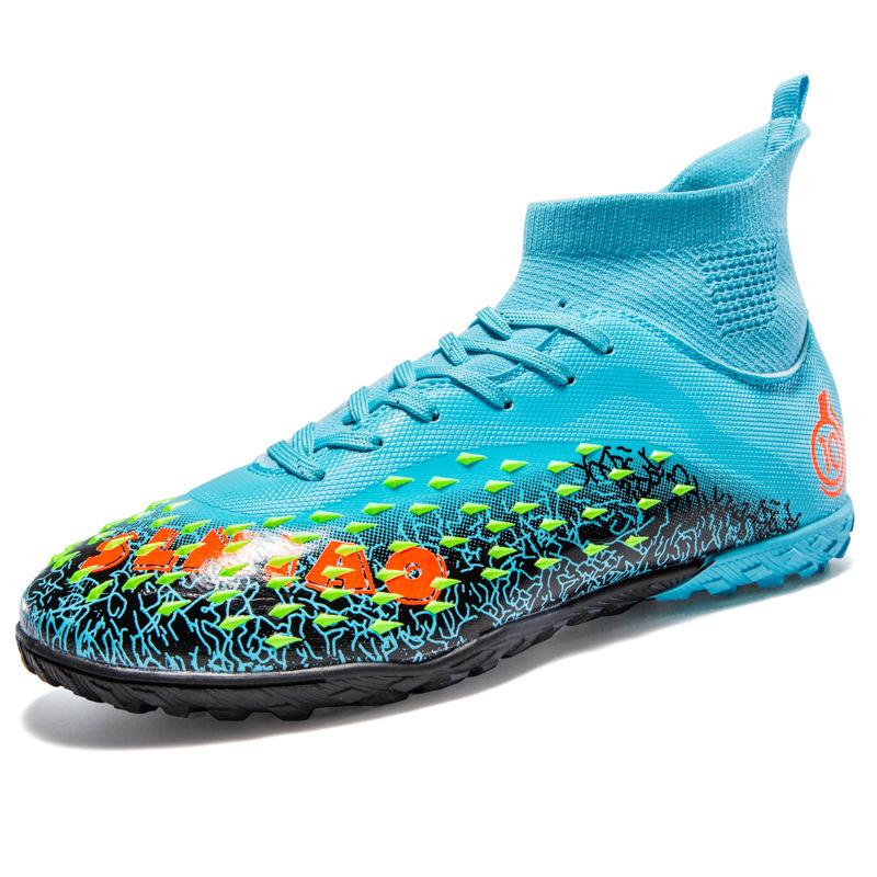 Broken Training Shoes Men's Price Ping High-top Student Game Nails Adult Excellent Youth Football Shoes Long Nails