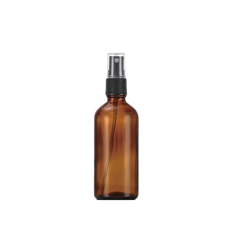 Brown Glass Spray Bottle, 5-100ml, Essential Oil & Hydrating Refill, Portable Press-type Sample Bottle