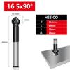 Tool Countersunk Drill Chamfering Tools Cobalt Drill Bit Gold TiAlN 1pcs 3 Flute Countersink Accessories Brand New