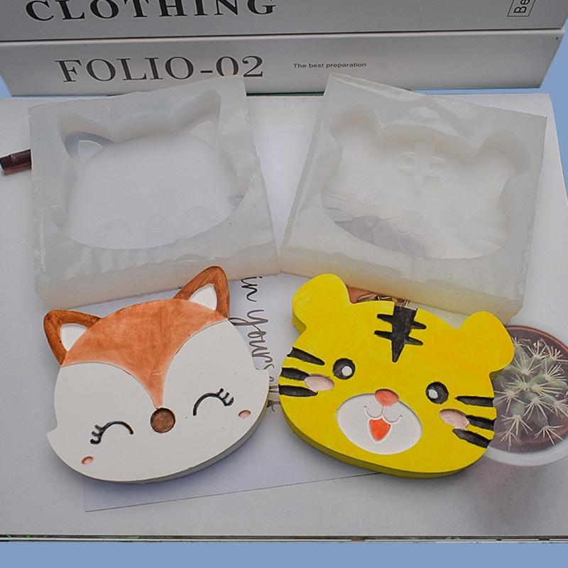 Cartoon Animal Chocolate Cake Baking Molds for Handmade DIY Soap Making Tools