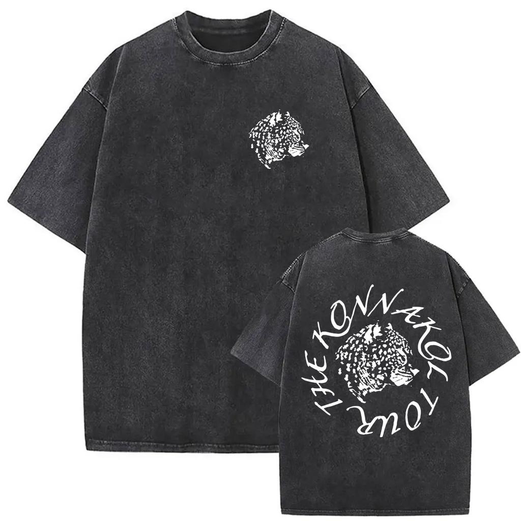 Zayn Malik The KONNAKOL Tour 2026 Vintage Washed T Shirt Men Women Summer High Quality ONeck Tshirts Fashion Oversized Tshirt