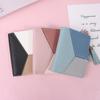 1Pc Geometric Women Cute Wallets Pocket Purse Card Holder Patchwork Wallet Lady Female  Short Coin Purse Money Bag
