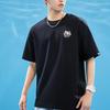 Anta Lifestyle Series Printed Letter Pullover Short Sleeve T-Shirt Unisex Tops Black 952328111-6