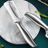 2Pcs Vegetable Peeler Peeler with Ergonomic Handle Bottle Opener Multi-Function Fruit Peeler for Pumpkin Pineapple Sugarcane Rust-Proof Essential