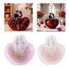 3D Rose Flower Heart Shape Silicone Candle Molds for Candle Soap Wedding Decoration Cake Molds Chocolate Fondant Molds
