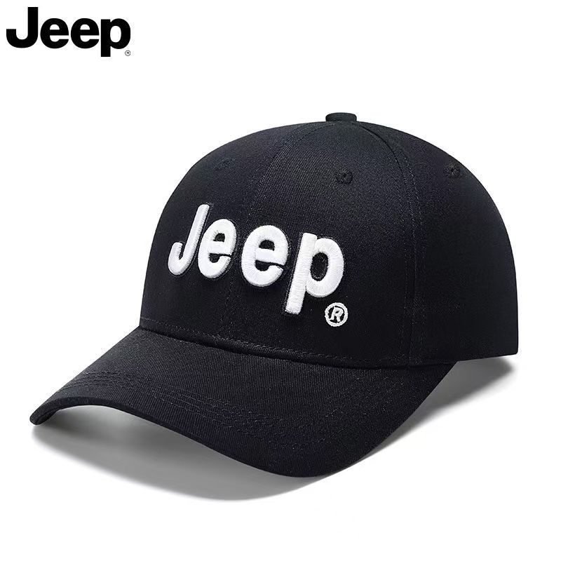 Jeep 2026 High-quality Pure Cotton Caps, Windproof Baseball Caps, Brand Embroidered Men's and Women's Baseball Caps, Children's