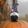 Faceless Dwarf Figurine Halloween Gnome Ornament Resin Figurine Spooky Faceless Elf Sculpture Unique for Home for Friends