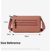Fashion Multicolor Shoulder Bag Nylon Waterproof Crossbody Bag Large Capacity Multi-functional Single-Shoulder Bags Unsex
