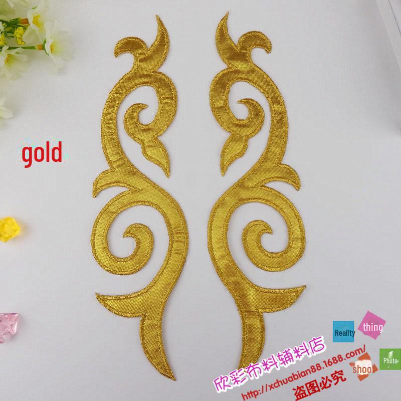 

Аниме Косплей Многоцветная Вышитая Цветочная Нашивка для Одежды