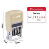 Automatic Re-inking Teacher QC Date Stamp with Adjustable Year, Month, Day