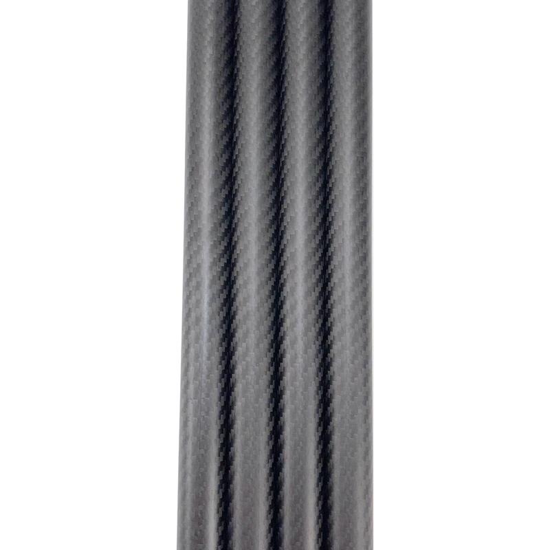 1/ 2Pcs 3K Pure Carbon Fiber Tube Length 0.5M Twill Matte Composite Hardness DIY Japan Material Pipe for RC Airplane Drone Parts