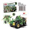 Military Tank Building Blocks Model Toy - Armored Vehicle Assembly Interlocking Set for Kids