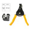 NINDEJIN automatic cable wire stripper cutter zinc alloy 0.5-3.2mm electric wire stripper tool decrustation pliers