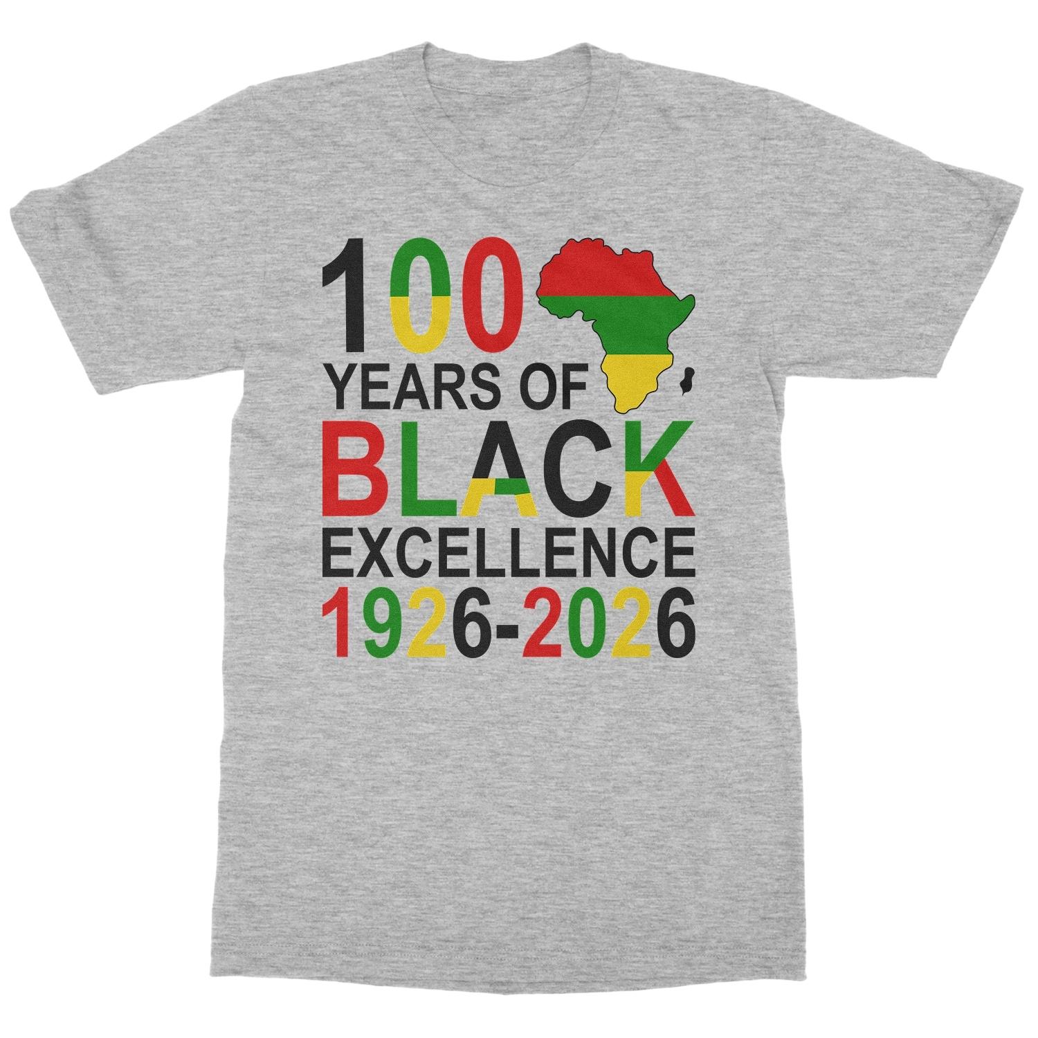 100 Years of Black Excellence | Black History Month Unisex T-Shirt XXXL