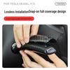 Tesla Model 3/Y Carbon Fiber Gear Lever Cover & Steering Column Handle Decor Patch.