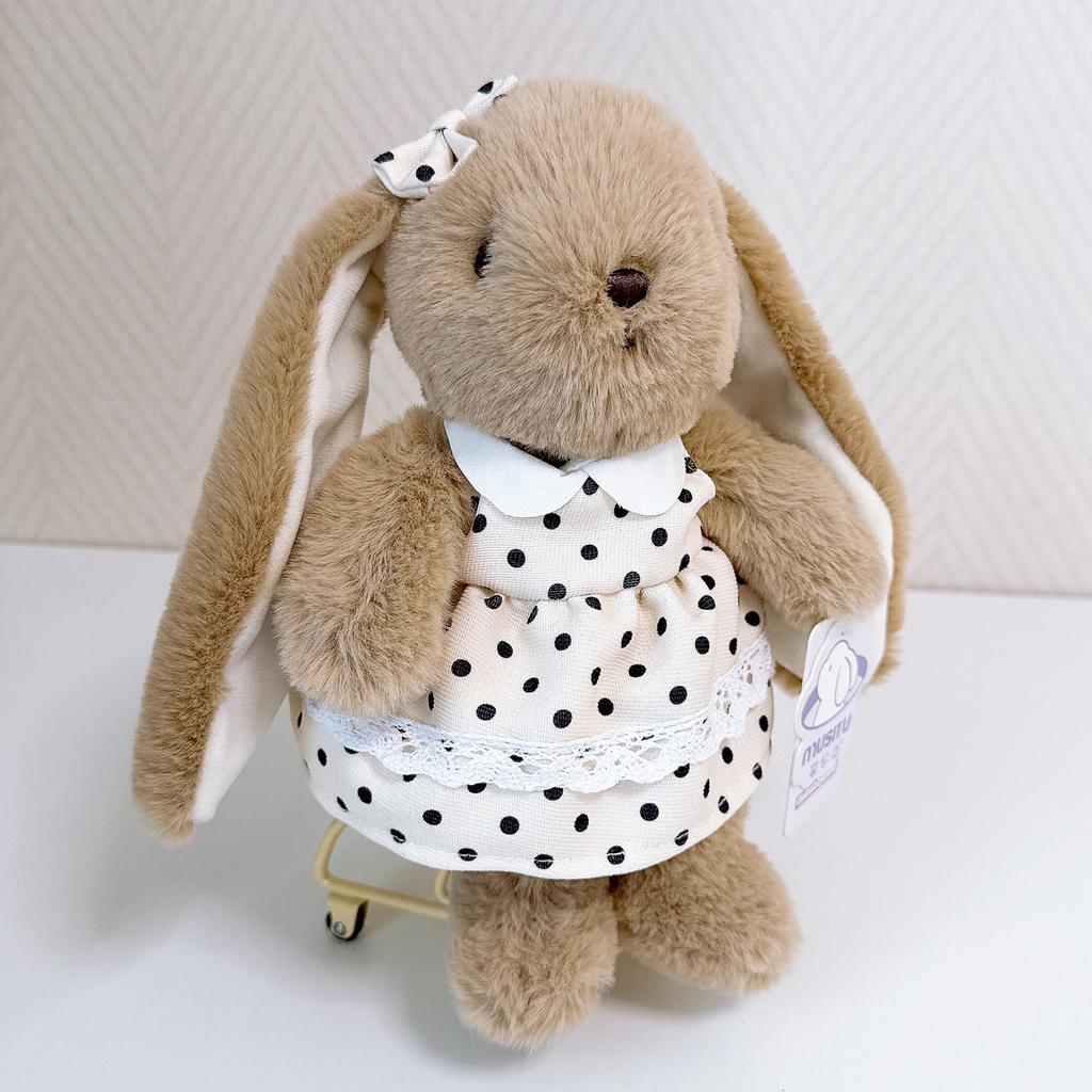Musi Rabbit Annie Long Ear Bunny Plush Doll Soft Stuffed Animal Sleep Companion Sleeping Pillow Toy For Kids Girls Birthday Gift