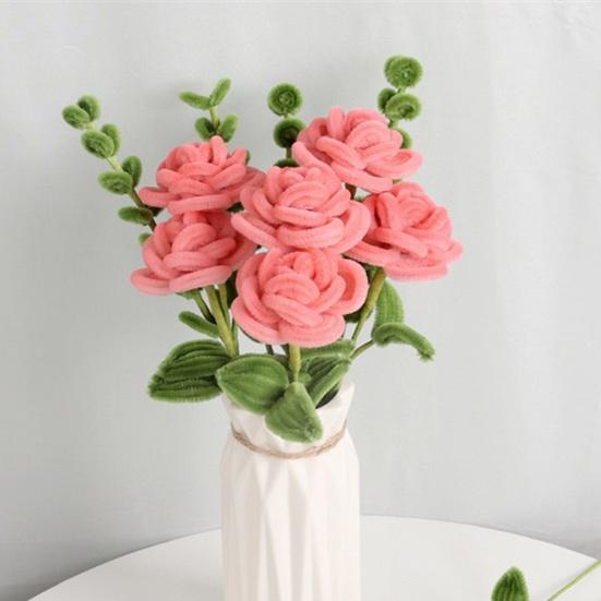 Colorful Pipe Cleaners, Bright Colors Chenille Stems for Crafts, DIY Flowers Twistable Pipe Cleaners, Creative Projects for Kids And Adults