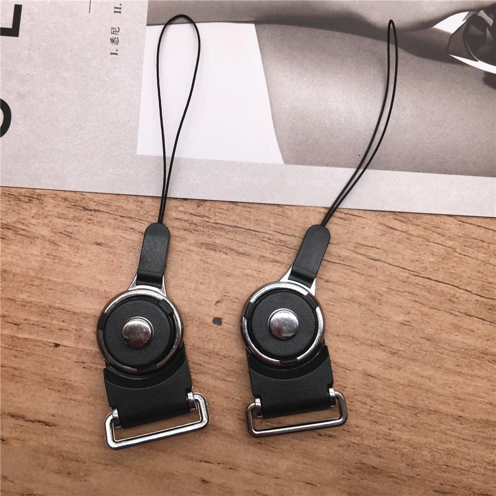 5pcs/lot Lanyard Accessories 2 in 1 detachable Rope Keychains Hooks mobile phone straps Accessories