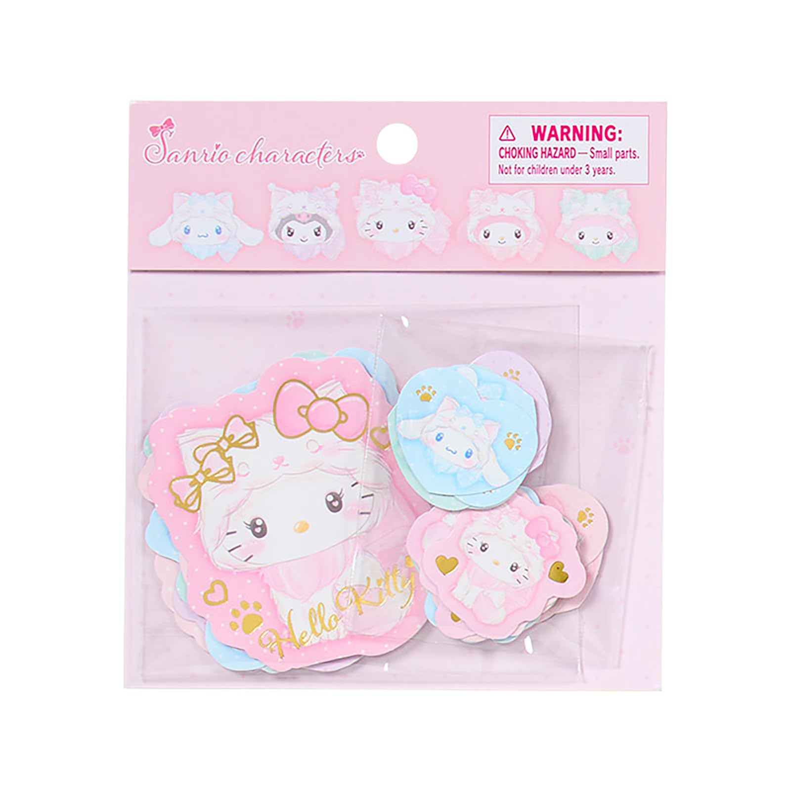 Sanrio Sticker Set Sanrio Ages 3 and 685992 (Milky Kitten) Characters, Up,