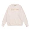 Unisex Streetwear Hoodie With Letter Print Contrast Stitched Pockets Oversized Cotton Sweatshirt Fall