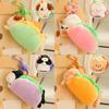 Dog Plush Hot Keychain Bag Pendant Backpack Food Animal Decoration Bakery Toy