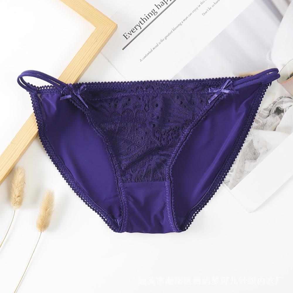 Underwear Soft Bow Underpants G-string Bandage Lace Panties Sexy Briefs Lingerie Women Thong