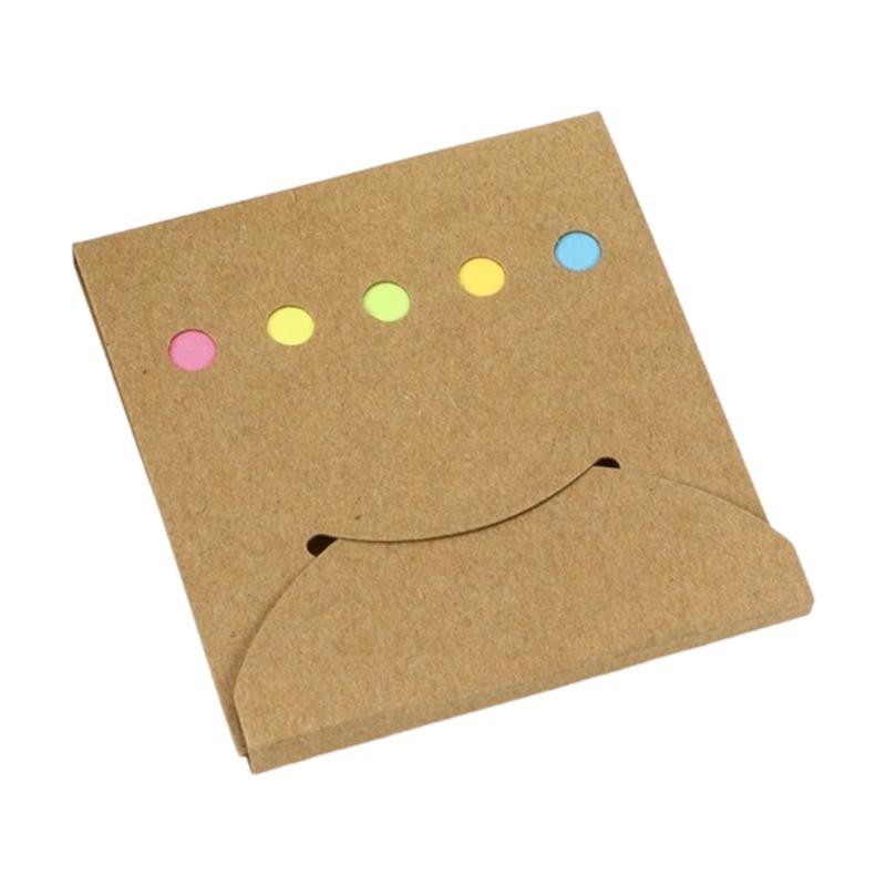 

Assorted Color Note Paper 25 Sheets Per Color Repositionable Fluorescent Adhesive Note Reminder on Journal Planner Book
