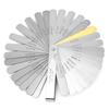 2pcs Stainless Steel Valve Thickness Gauge 32 Blades Gap Measurement Tool  Valve Adjustment
