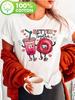 Better Together Coffee and Donut Print TShirt Womens Crew Neck Short Sleeve Cute and Comfortable Casual Top Coffee Short Sleeve