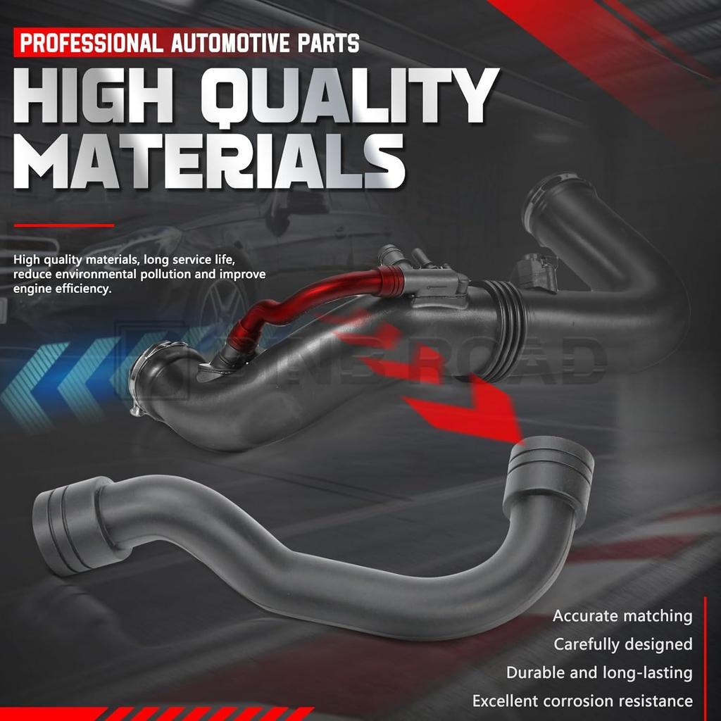 Turbo Intake Pipe Repair Mini Hose 2710901929 2710901629 Compatible with Mercedes Benz C180 C200 E200 E350 SLK200 M271 W204 W212 W172