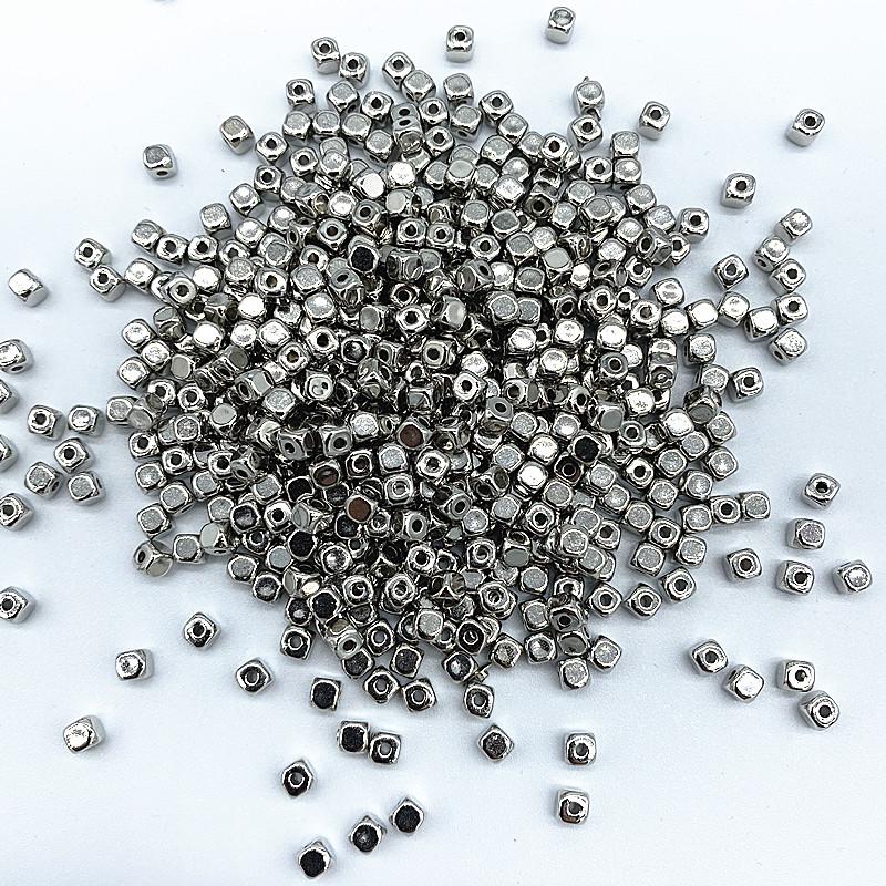 New 200pcs 3mm 4mm MiNi CCB Square Seed Spacer Beads for Jewelry Making DIY Accessories
