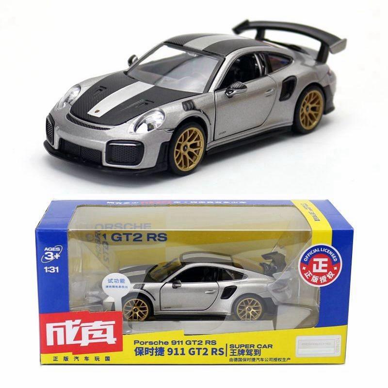 Porsche Alloy Simulation Guncar Model Toy With Sound And Functions Light