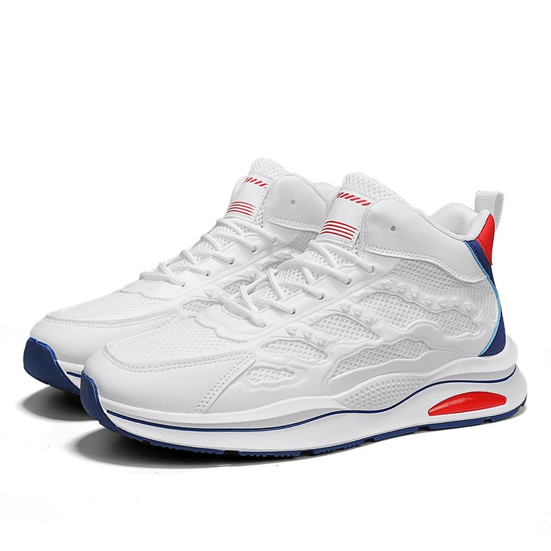 Men'S Breathable Mesh Shoes Summer  Out Casual Running Shoes Soft Bottom Comfort Light Fashion Shoes Thick Sole Sneakers