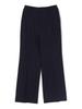 Ships Colors Women's Hand Washable Semi-Flared Pants, Navy, Size M (223110022), Can be Used as a Set