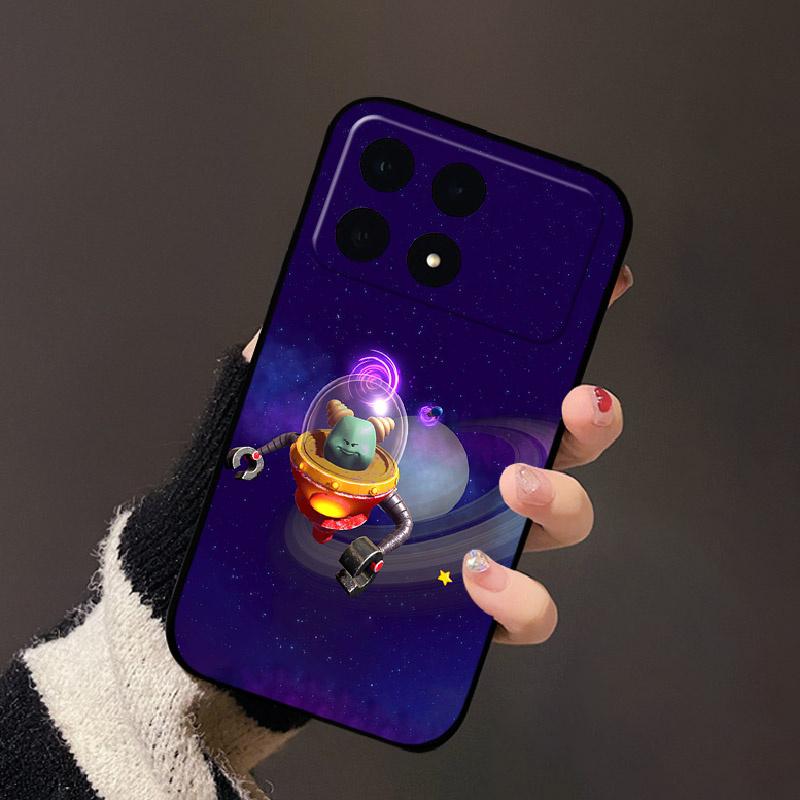 For Xiaomi POCO F8 Pro Case Fashion Cute Cartoon Silicone Back Cover For Xiaomi POCO F8Pro Phone Shell Luxury Soft TPU Fundas