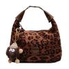 Super Fire Niche Popular Leopard Print Bag Women's 2025 Autumn and Winter New Versatile Dumpling Bag High-end Trend Messenger Bag