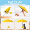 Protable Universal Umbrella Phone Stand Waterproof Holder Outdoor Riding Sunshade Mobile Phone Umbrella Bracket Anti-Reflective