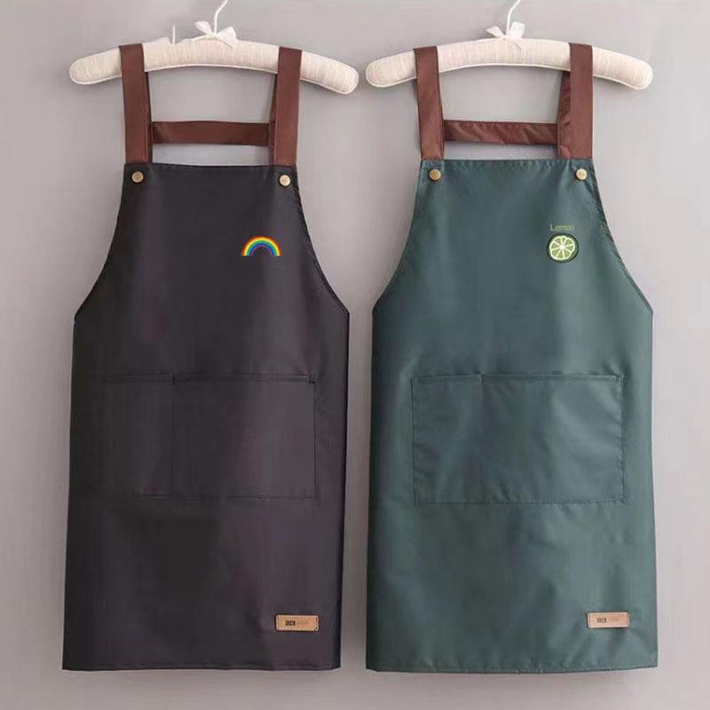 Vodotěsná zástěra Odolná proti nečistotám Zástěra Kuchyňské olejivzdorné oděvy na vaření bez rukávů Zástěry na vaření Příslušenství na čištění kuchyně