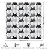 Cat Shower Curtain Print Design Polyester Waterproof Bath Mat Decorative Home Accessories