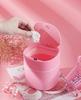Compact Flip-Top Desktop Trash Can with Lid for Home or Office