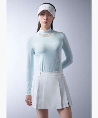 DESCENTE GOLF Women'S Mock Neck Print Base Layer (Dq22Wfin4B)