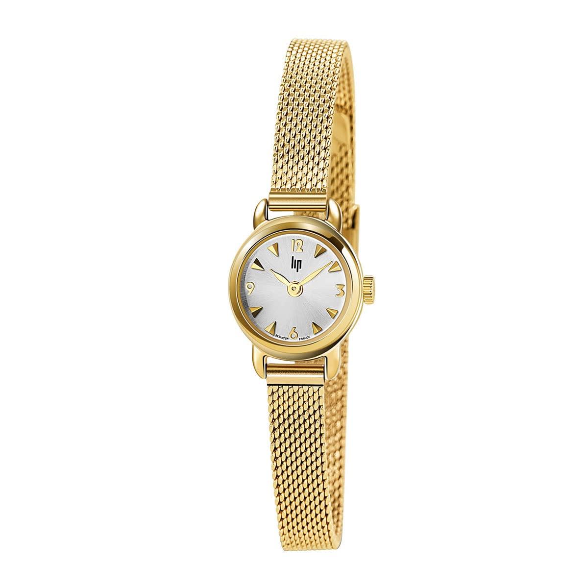 

Авторизованный дистрибьютор Lip Watch Lip671265 Серебристый Золотистый Сетчатый [LIP] Женские [Henriette] золотой