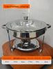 Stainless Steel Round Chafing Dish with Hangable Heat Preservation Container