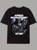 T-shirt d'été décontracté pour homme avec graphique « Les alcooliques ne courent pas dans ma famille, ils conduisent » Manches courtes Blanc Léger Respirant