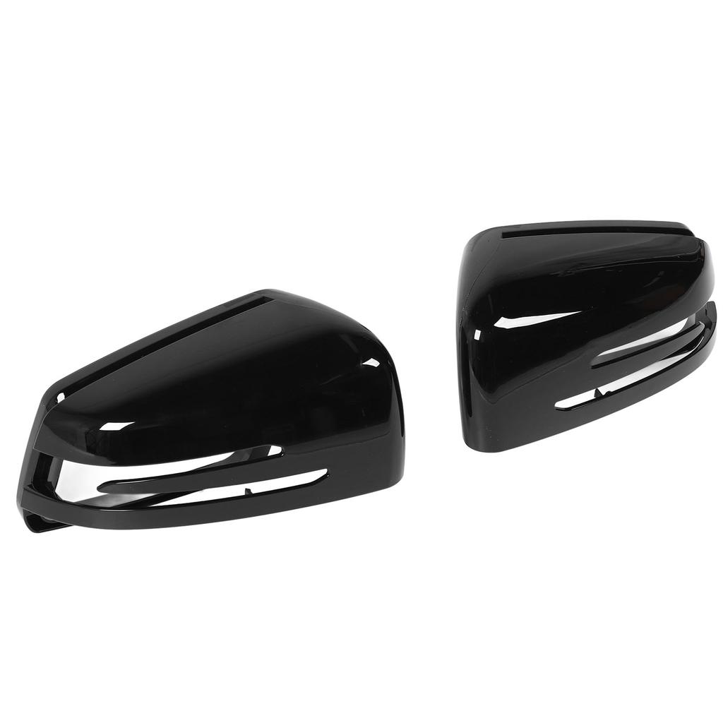 2PCS Rearview Mirror Cover Cap Strong Protection Long Durability Weather Resistance Replacement for Benz W176 W246 W204