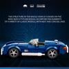 Roadster Race Car Building Block Set Speed Cobra Sports Car Advanced Collector's Car Model  Home and Office Display 312 Pcs