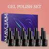 MAYJAM 12Pcs Nail Gel Polish Set Valentine Gift Colors of 2022 Nail Art Design Soak Off LED Lamp Gel Polish DIY Manicure Kit 8ML Nail Gel Kit