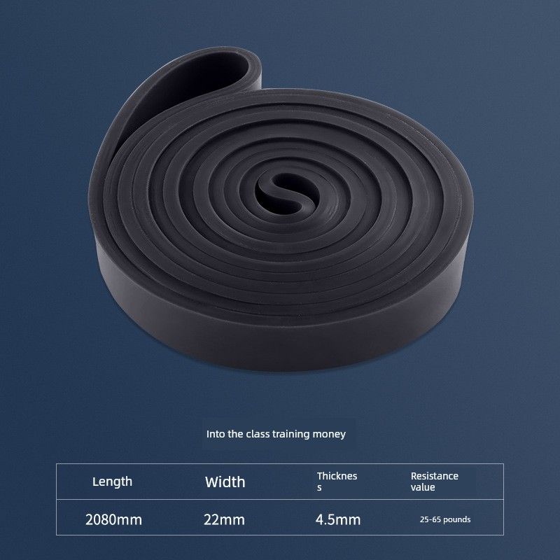

Эластичная лента эспандер фитнес эластичный канат мужчины и женщины лента сопротивления упражнения бедра ноги подтягивания вспомогательный ремень ремень для йоги Black 25-65 lb [Men entry]]